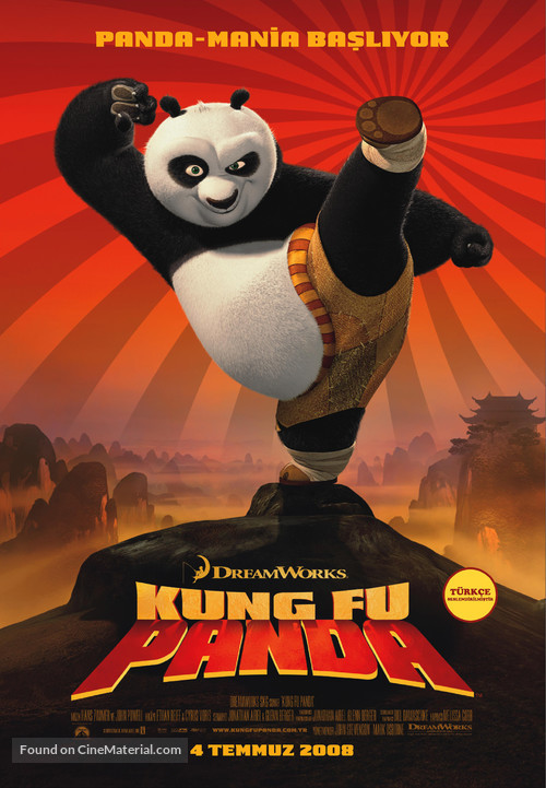 Kung Fu Panda - Turkish Movie Poster