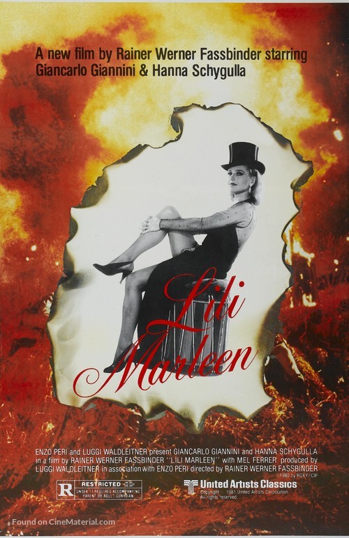 Lili Marleen - Movie Poster