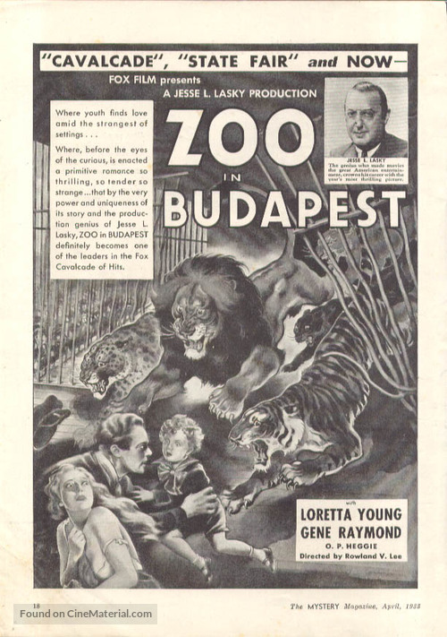 Zoo in Budapest - poster