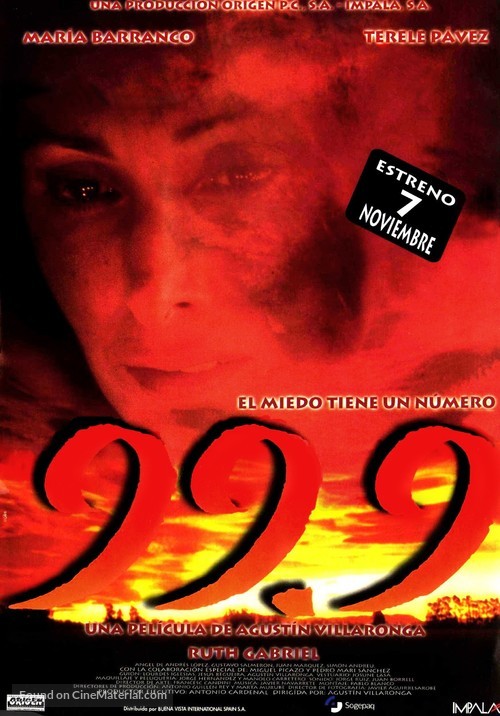 99.9 - Spanish Movie Poster
