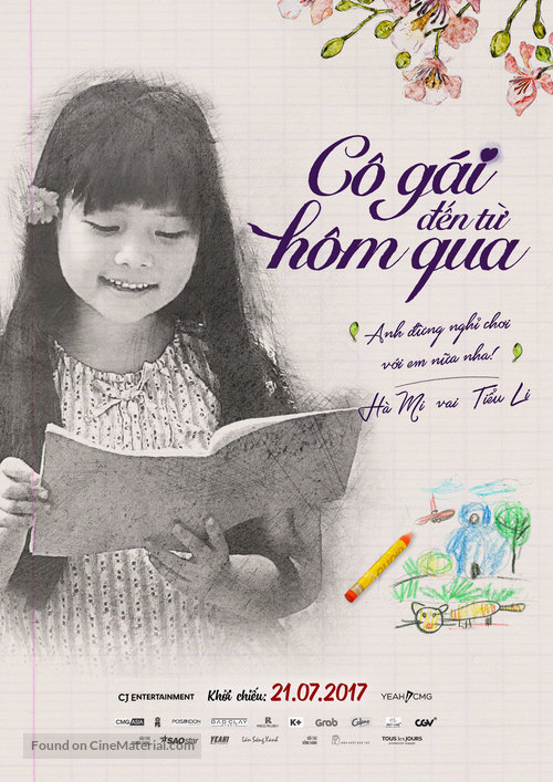 Co gai den tu hom qua - Vietnamese Movie Poster