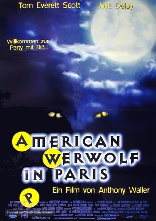 An American Werewolf in Paris - German Movie Poster