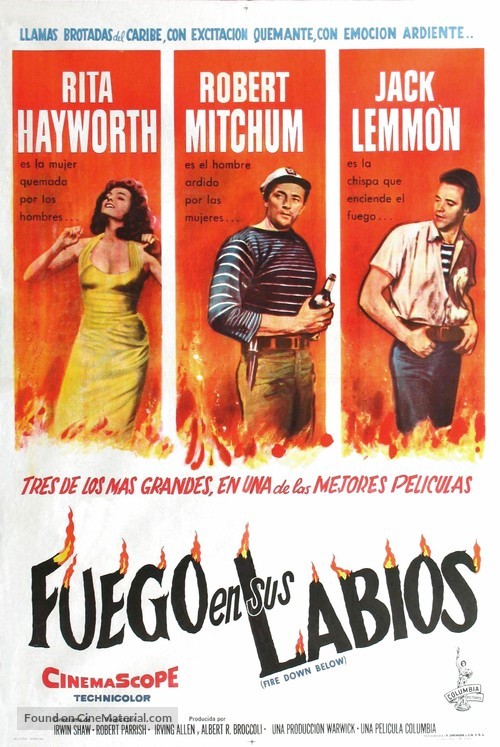 Fire Down Below - Argentinian Movie Poster