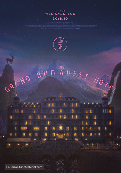 The Grand Budapest Hotel - South Korean Movie Poster