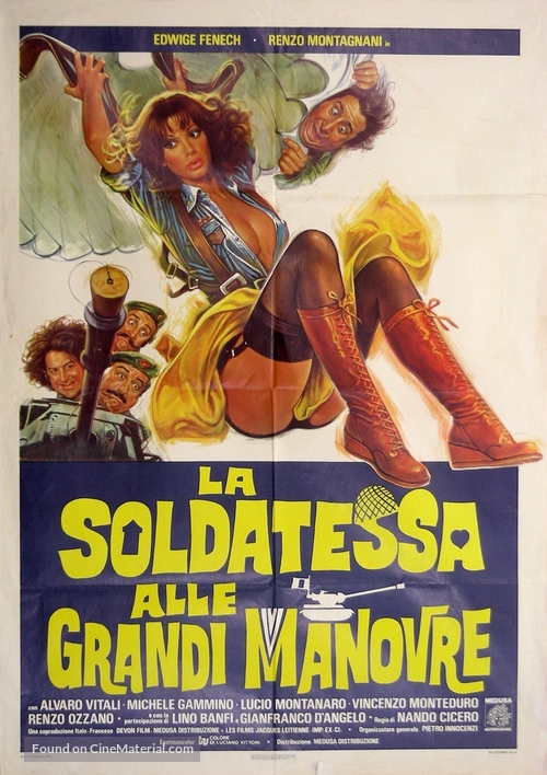 La soldatessa alle grandi manovre - Italian Movie Poster