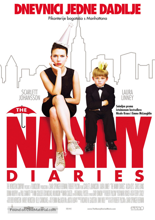 The Nanny Diaries - Croatian Movie Poster