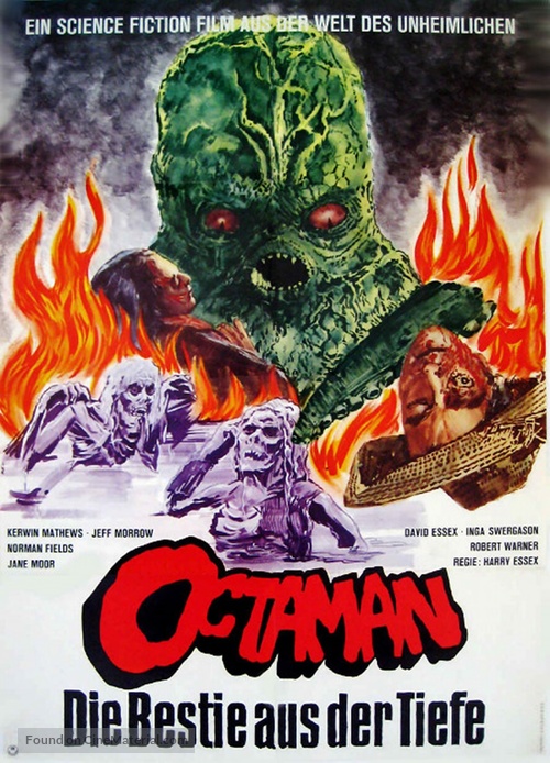 Octaman - German Movie Poster