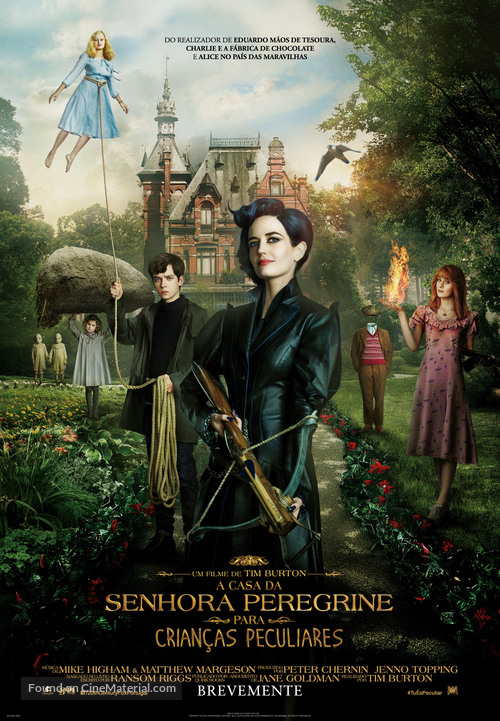 Miss Peregrine&#039;s Home for Peculiar Children - Portuguese Movie Poster