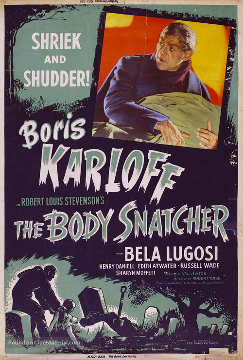 The Body Snatcher - Re-release movie poster