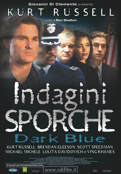 Dark Blue - Italian Movie Poster