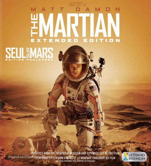 The Martian - Canadian Movie Cover