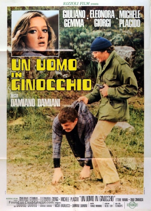 Un uomo in ginocchio - Italian Movie Poster