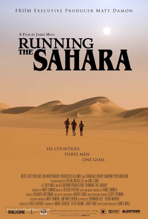 Running the Sahara - Movie Poster