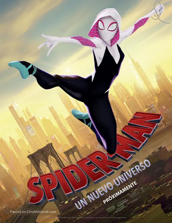 Spider Man Into The Spider Verse 2018 Argentinian Movie Poster