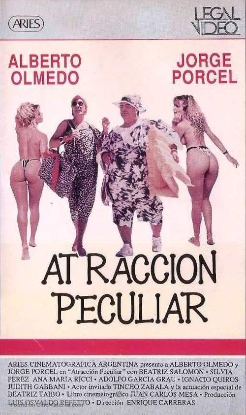 Atracci&oacute;n peculiar - Argentinian VHS movie cover