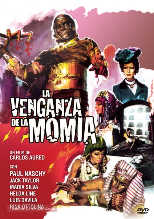 La venganza de la momia - Spanish DVD movie cover