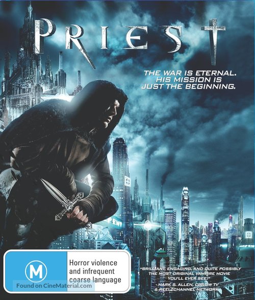 Priest - Australian Blu-Ray movie cover
