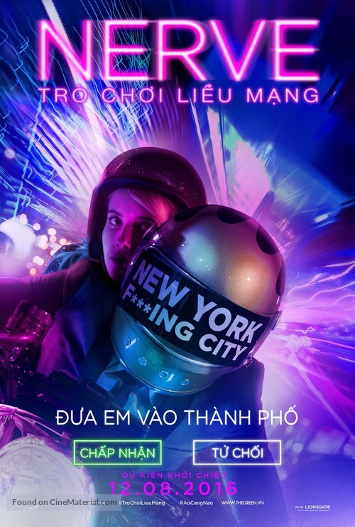 Nerve - Vietnamese Movie Poster