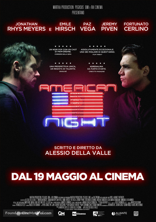 American Night - Italian Movie Poster