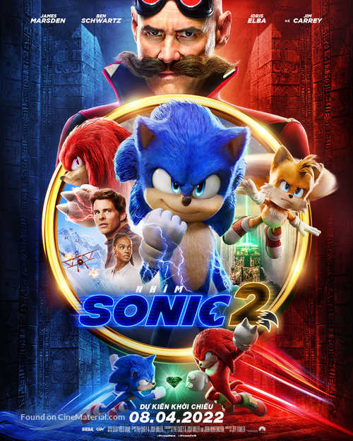 Sonic the Hedgehog 2 - Vietnamese Movie Poster