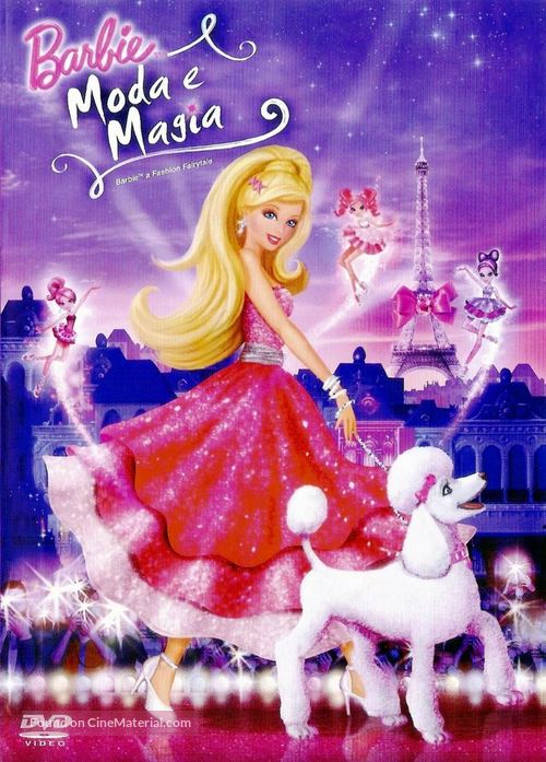 Barbie: A Fashion Fairytale - Brazilian DVD movie cover
