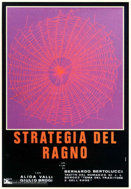 Strategia del ragno - Italian Movie Poster