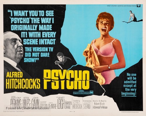 Psycho - Re-release movie poster