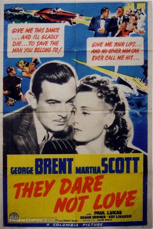 They Dare Not Love - Movie Poster