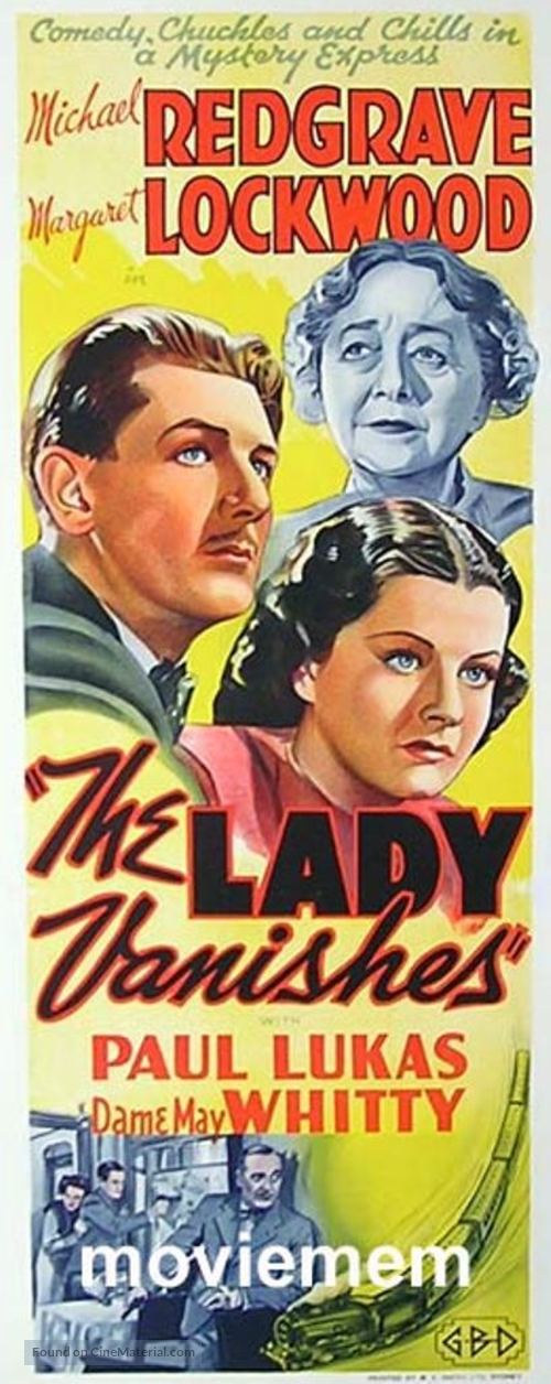 The Lady Vanishes - Australian Movie Poster