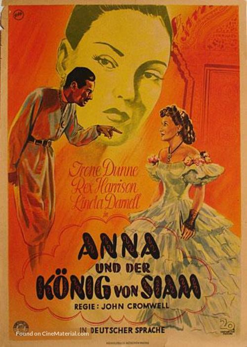 Anna and the King of Siam - German Movie Poster