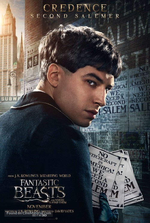 Fantastic Beasts and Where to Find Them - Character movie poster