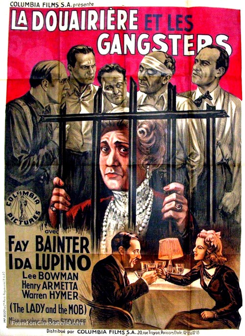 The Lady and the Mob - French Movie Poster