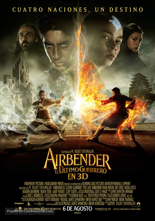 The Last Airbender - Spanish Movie Poster