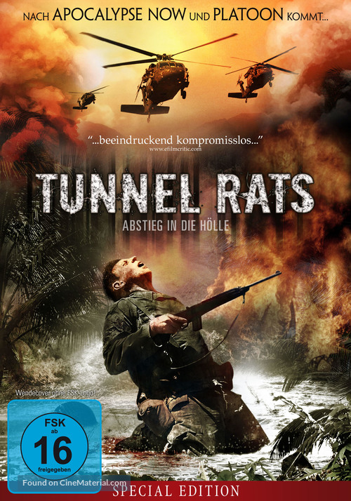 Tunnel Rats - German DVD movie cover