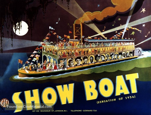 Show Boat - British Movie Poster