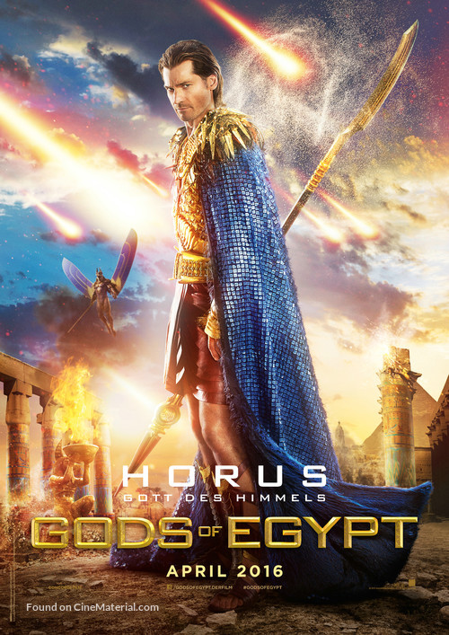 Gods of Egypt - German Movie Poster