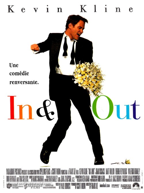 In &amp; Out - French Movie Poster