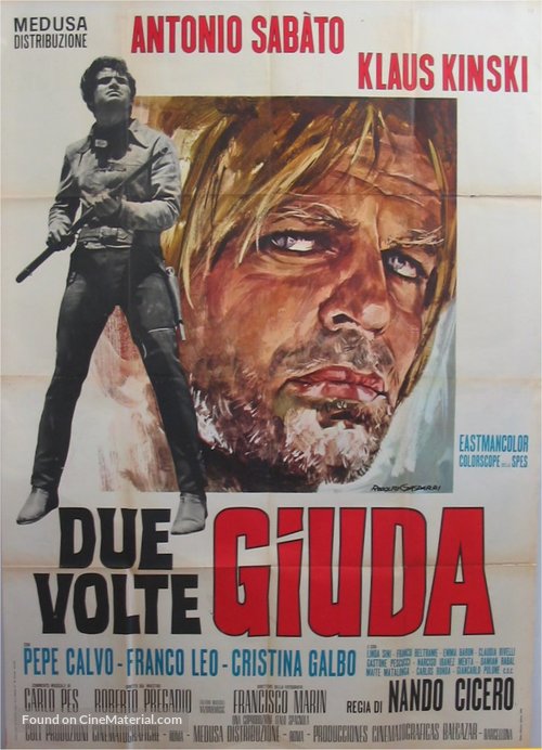 Due volte Giuda - Italian Movie Poster