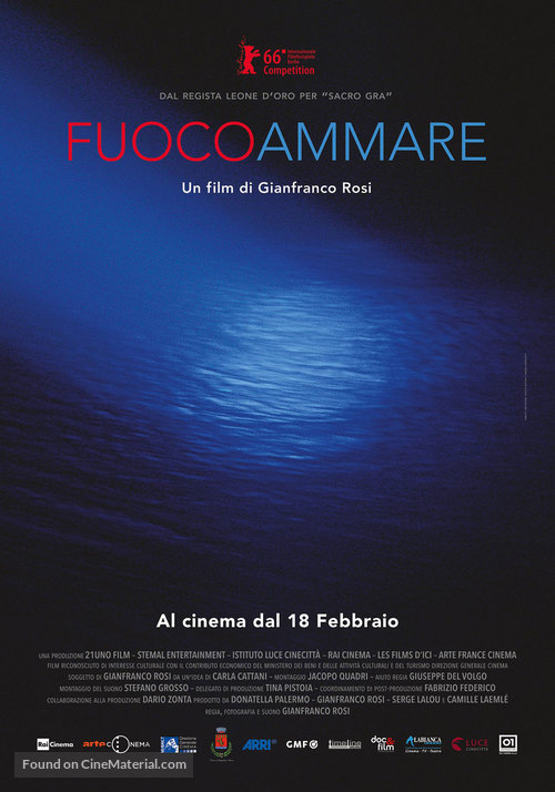 Fuocoammare - Italian Movie Poster