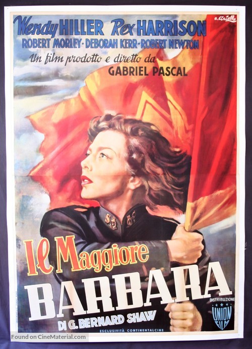 Major Barbara - Italian Movie Poster