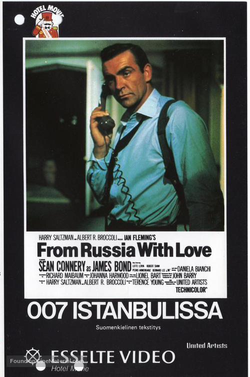 From Russia with Love - Finnish VHS movie cover