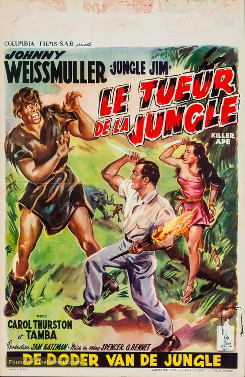 Killer Ape - Belgian Movie Poster