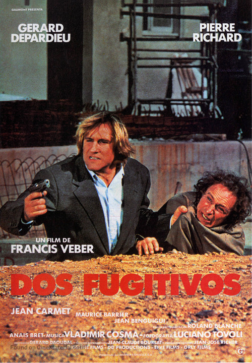 Les fugitifs - Spanish Movie Poster
