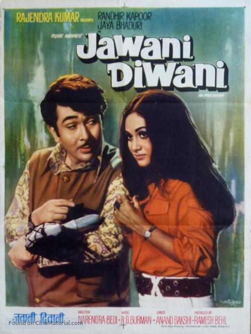 Jawani Diwani - Indian Movie Poster