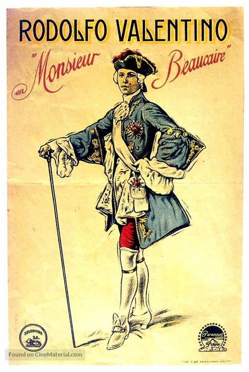 Monsieur Beaucaire - Spanish Movie Poster