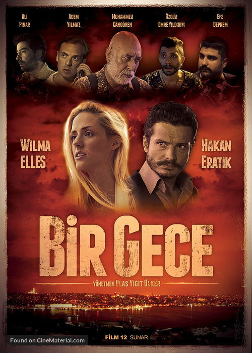 Bir Gece - Turkish Movie Poster