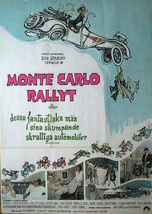 Monte Carlo or Bust - Swedish Movie Poster