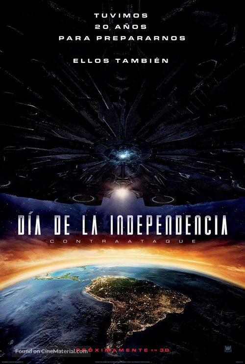 Independence Day: Resurgence - Mexican Movie Poster