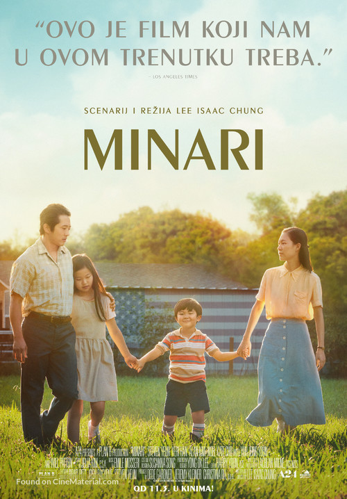 Minari - Croatian Movie Poster