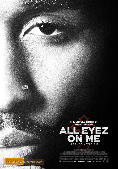 All Eyez on Me - Australian Movie Poster